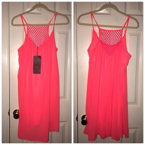 Simple peach/pink dress